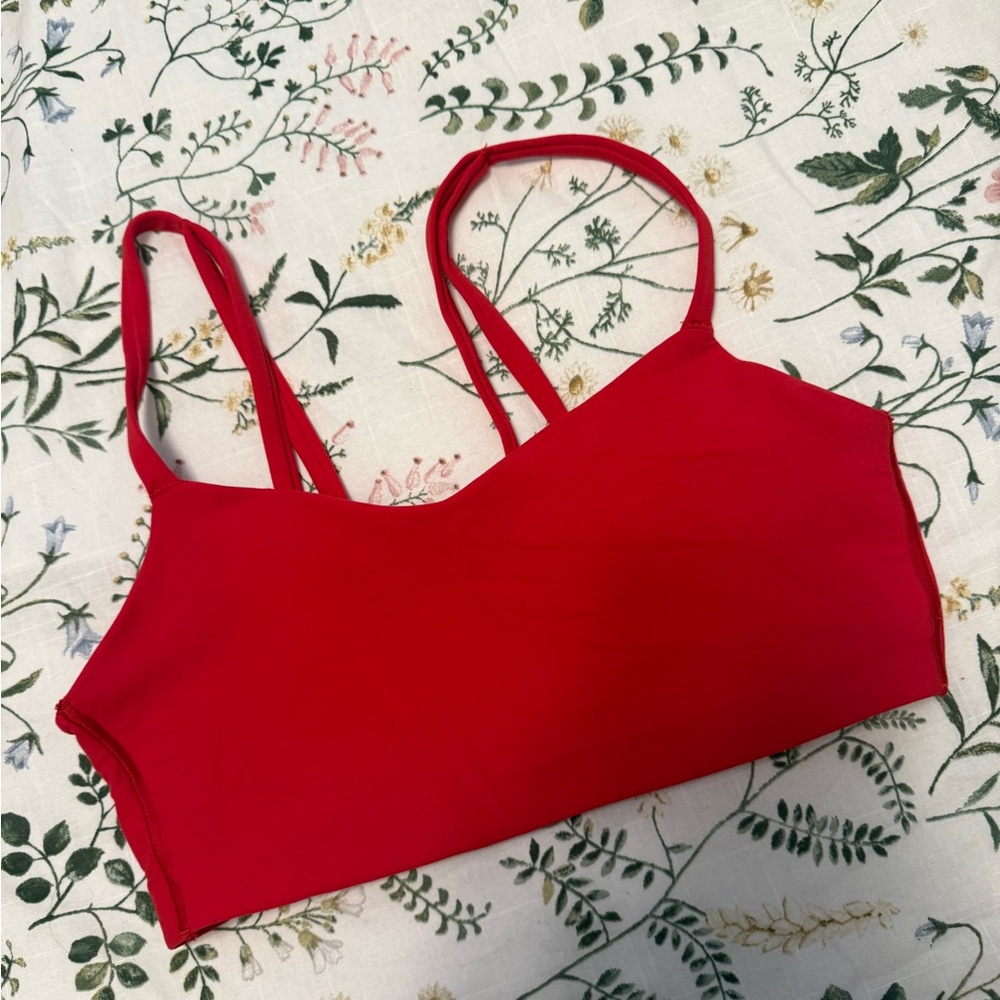 All in Motion Red Women's Bra Top